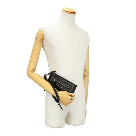 Balenciaga Neo Classic Clutch Leather Black - Picture 6 of 9